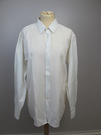 null Three men's shirts by Ted Lapidus, Courrège and Pierre Cardin

Size 3- 39- 40

(Collar...