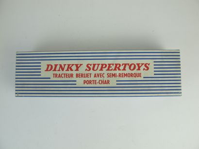 null Dinky supertoys tractor Berliet with semi-trailer tank door reference 890 good...