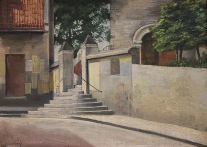 null French School of the 20th Century


Village street, canvas pasted on wood panel,...