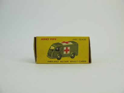 null Dinky toys lot de 2 miniatures militaires en boite d'origine dont : Camion militaire...