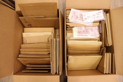 null FRANCE, ANDORRE , St PIERRE et MIQUELON : Plusieurs dizaines d'enveloppes d'un...