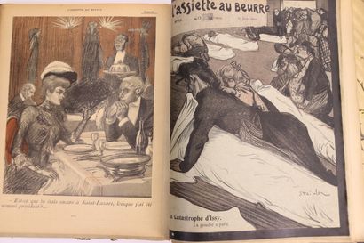 null L'ASSIETTE AU BEURRE


Revues reliés, année 1901 en deux volumes.


(en l'é...