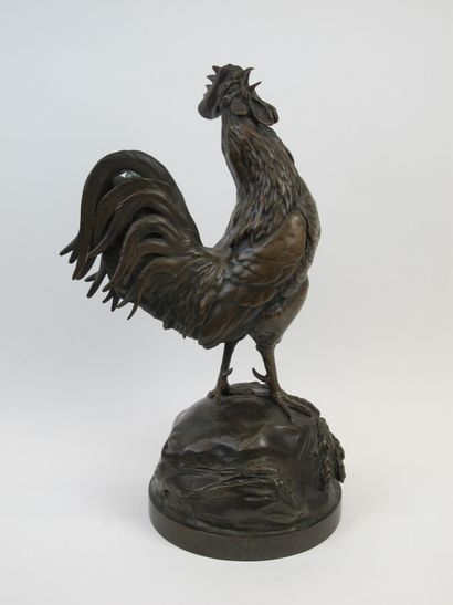 null Auguste CAIN "1914 The Revival"


Cockerel in bronze with brown patina, signed...