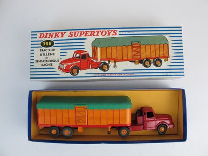 null Lot de 2 Dinky supertoys donc tracteur Willeme avec semi-remorque fardier référence...