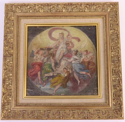 null 19th century school


Allegory


Oil on framed panel


Probably a decor project...