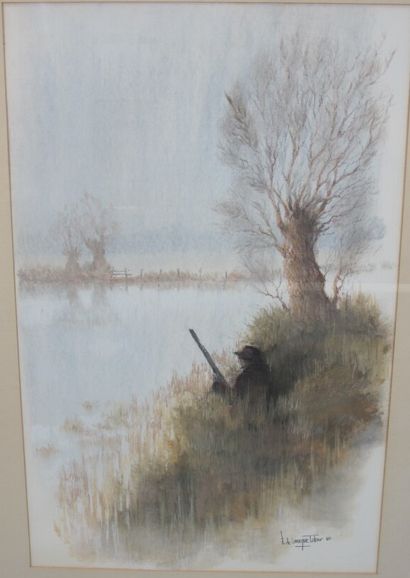 null Jacques de LAROCQUE LATOUR 20th century


Hunter in the mist, pastel on paper...