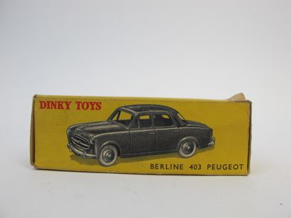 null Dinky Toys France set of 2 miniatures at 1/43rd of which : Peugeot 403 sedan...