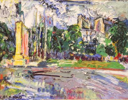 null Jacqueline CERRANO (1920-2007)


The Trocadero square, May 1961


Oil on canvas,...