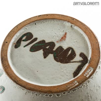 null ROBERT PICAULT (1919-2000)

Important vase ovoïde à col évasé en céramique émaillée...