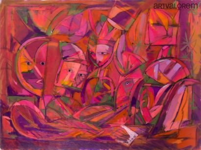 null SILVA Julio (1930-2020)

"Message secret" acrylique sur toile, titrée au dos,...