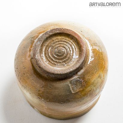 null DALLOUN (born 1955)

Small bowl on pedestal in stoneware mounted with the colombin...