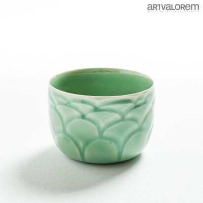 HERMANS Valérie (born in 1959) 
Small celadon...