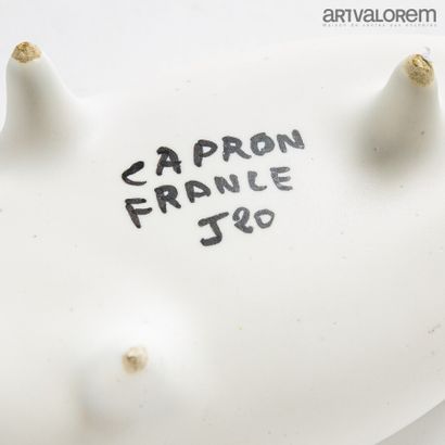 null ROGER CAPRON (1922-2006)

Tripod ashtray with circular curved body model "C36"...