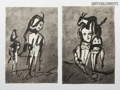 null SILVA Julio (1930-2020)

Deux dessins à l'encre de chine sur papier japonais...