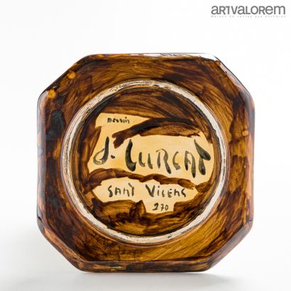null JEAN LURÇAT (1892-1966) & SANT VICENS

Octagonal glazed ceramic dish with central...