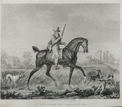 null Carle VERNET (1758-1835) engraved by Debucourt

The departure of the hunter,...