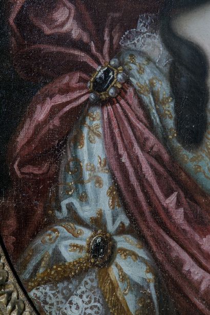 null Ecole française du XVIIème siècle. 

Portrait d'une dame de qualité

Huile sur...