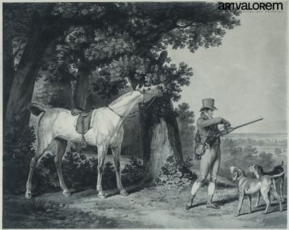 null Carle VERNET (1758-1835) engraved by Debucourt

The departure of the hunter,...