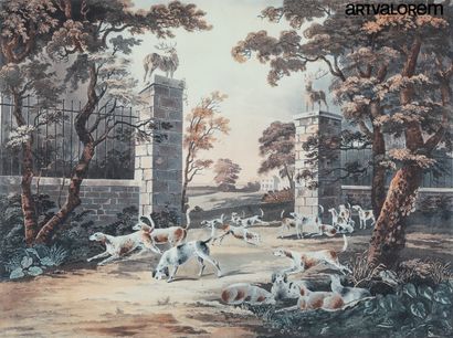 null Dean WOLSTENHOLME (1757-1837) gravé par Reeve

Stag hounds - Fox hounds - Harriers...