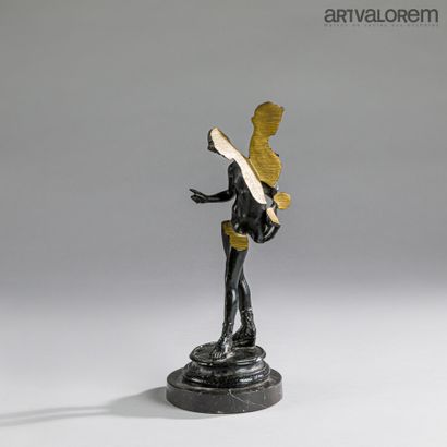 null ARMAN (1928-2005)

Divided David

Polished brass with black and raw patina on...