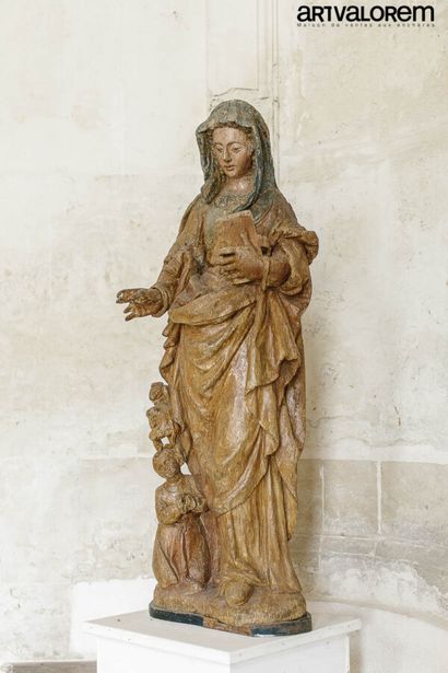 null Ecole du XVIIIème siècle

Sainte Anne éducatrice

Sculpture en bois sculpté...