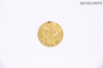 Monnaie en or de 4 ducats de François Joseph...