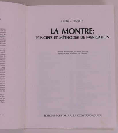 null Georges DANIELS

LA MONTRE: Principes et méthodes de fabrication

Edition Scriptar...