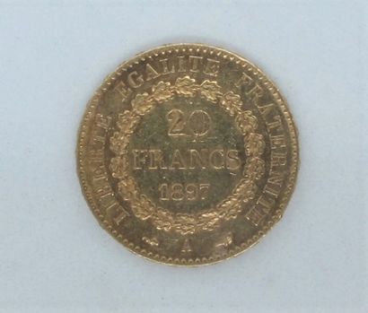 null France, 10 francs or. 1897. 

Poids : 6,5 g