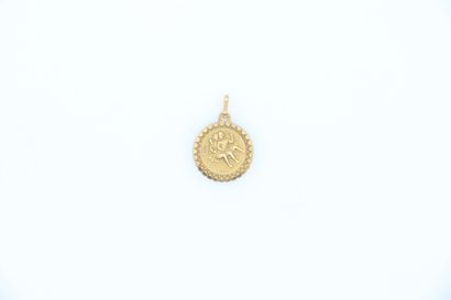 null Médaille en or jaune 750°/°° du signe du zodiaque des Gémeaux

Diam: 2 cm

Poids:...