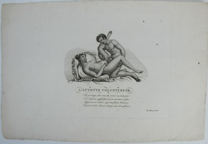 null Twenty six engravings on the theme of eroticism 

(small holes on 13 plates...