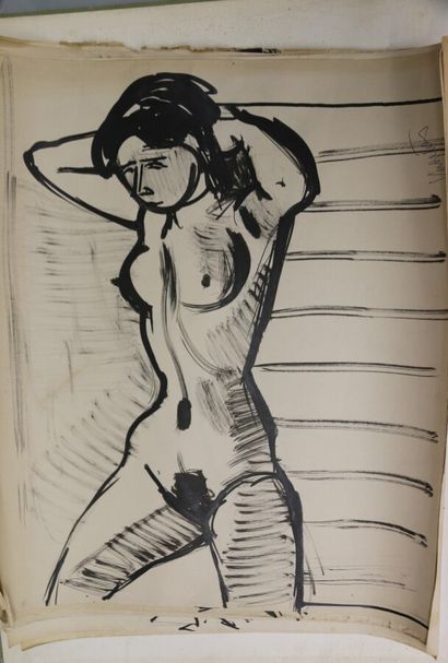 null Lionel VERGETAS (1912)

Vingt et un dessins sur le thème de la femme: nus féminins...