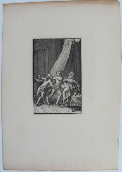 null Nine erotic engravings from the 18th century.

17,8 x 13,5 cm