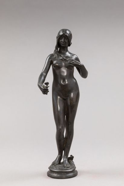 null Antonin CARLES (1851-1919)

Chased bronze subject with brown patina representing...