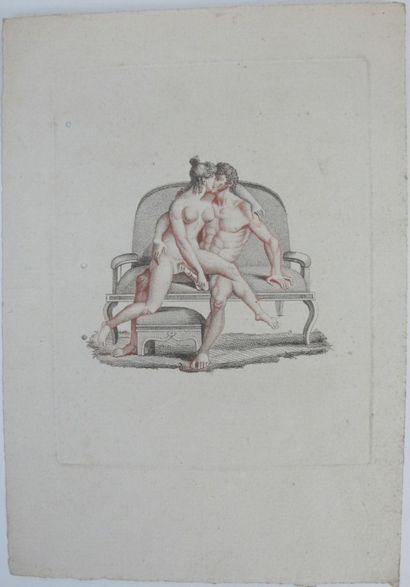 null Twenty six engravings on the theme of eroticism 

(small holes on 13 plates...