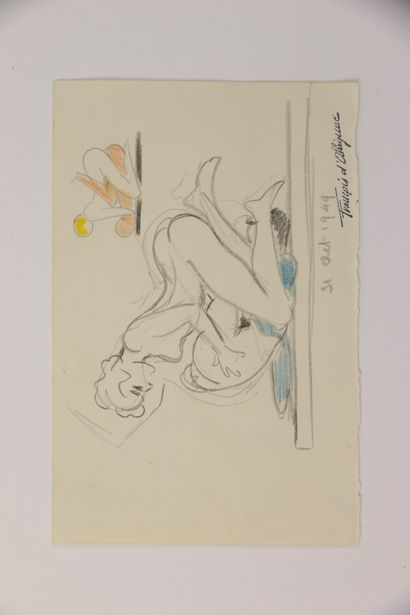 null François D'ALBIGNAC (1903-1958)

Eight pencil, wash, ink and watercolor drawings...