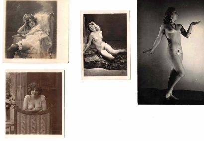 null Eroticism, nudity, charm and pornography. Circa 1930-70. Set of more than fifty...