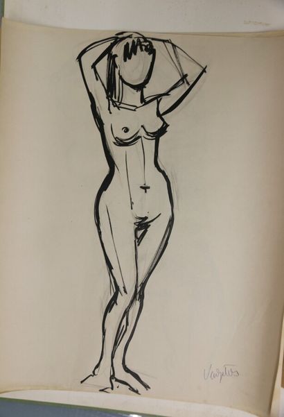 null Lionel VERGETAS (1912)

Vingt et un dessins sur le thème de la femme: nus féminins...