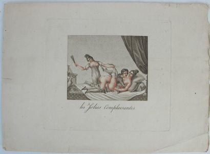 null Twenty six engravings on the theme of eroticism 

(small holes on 13 plates...