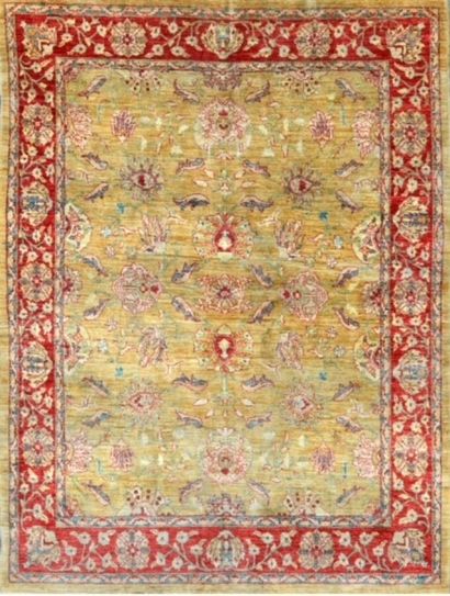 null Large Choby-Agra (India) in the tradition of the Agra (India), circa 1980.

Wool...