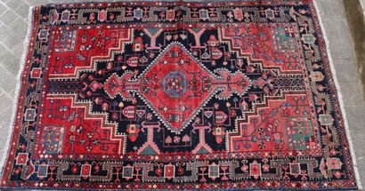 null Hamadan Iran circa 1970

Wool velvet on cotton foundation 

Decorated with a...