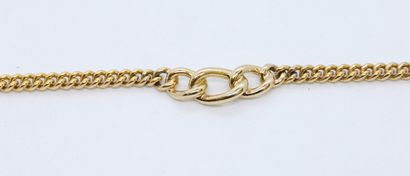 null Christian DIOR

Gold-plated metal chain necklace, one rigid link in the center...