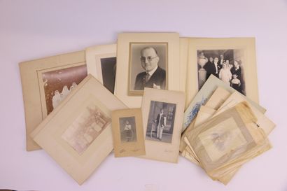 null Important set of more than fifty photographs, mostly silver (laminated prints,...
