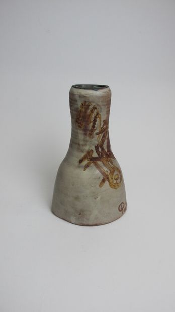 null PORTANIER Gilbert (born in 1926)

Vase with high neck and flattened body in...