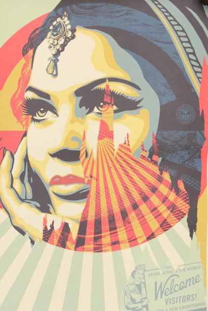 null Shepard FAIREY (1970- )

Target exceptions / welcome visitors. Serigraphy, signed,...