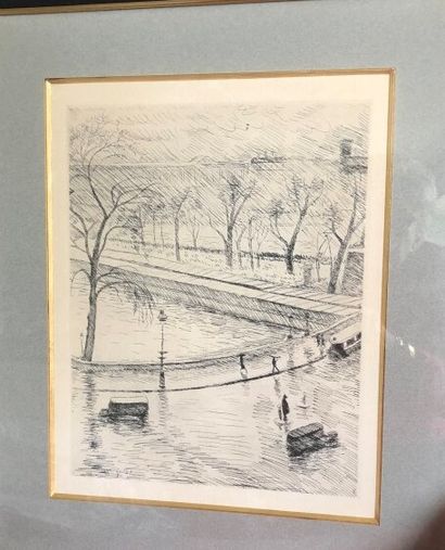 null After Albert Marquet (1875-1947)

Paris, the Quays

Etching, signed in the plate

34...