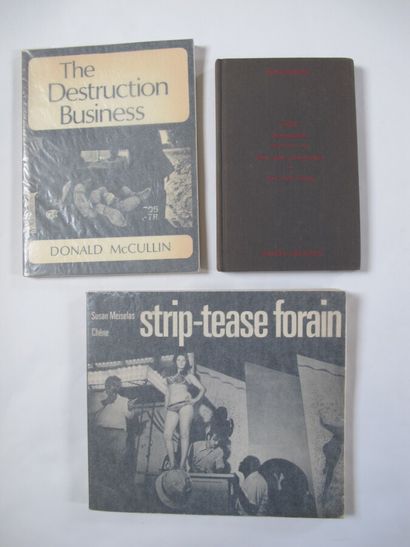 Donald McCULLIN - Susan MEISELAS - MACCHERONI Trois ouvrages, livres divers.

- MACCHERONI,...