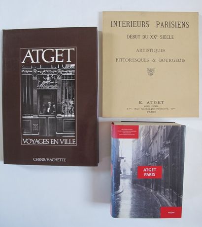 Eugène ATGET Trois ouvrages, livres divers sur Eugène ATGET.

- "Eugène ATGET, 1857-1927,...