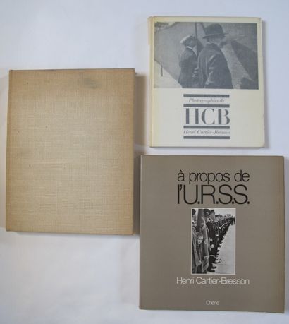Henri Cartier-Bresson Trois ouvrages, livres divers.

- Henri CARTIER-BRESSON, "A...