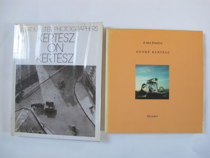 André Kertesz Deux ouvrages, livres divers.

- André KERTESZ, "à ma fenêtre", HERSCHER,...