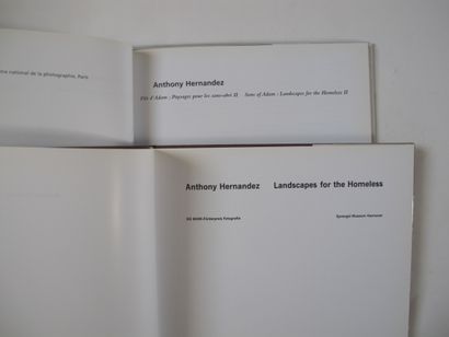 ANTHONY HERNANDEZ Deux ouvrages, livres divers.

- Anthony HERNANDEZ, "Landscapes...